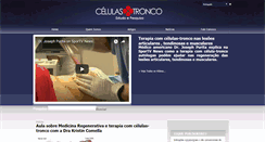 Desktop Screenshot of celulastroncobrasil.com.br